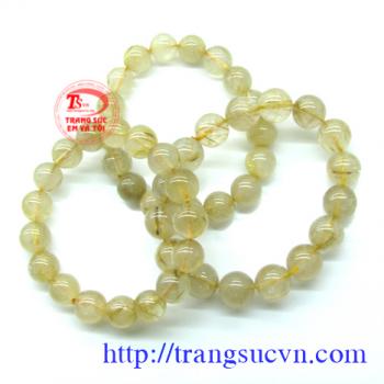 Vòng tay tóc thạch anh 12 ly