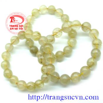 Vòng tay tóc thạch anh 12 ly