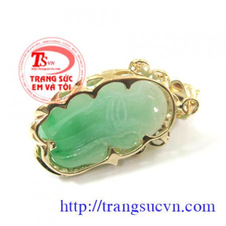 Tỳ hưu tài lộc bọc vàng 14k