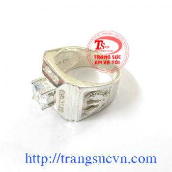 Nhẫn đá trắng