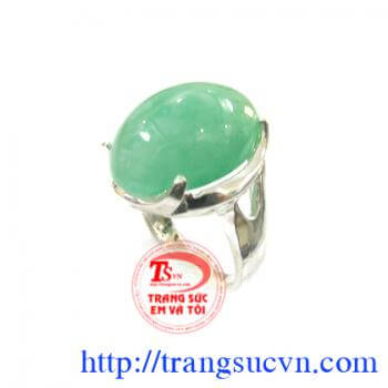 Nhẫn bạc Jadete