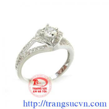 Nhẫn bạc cao cấp, hàng đẹp