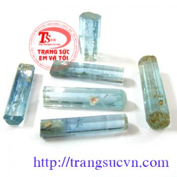 Đá Aquamarine tinh thể