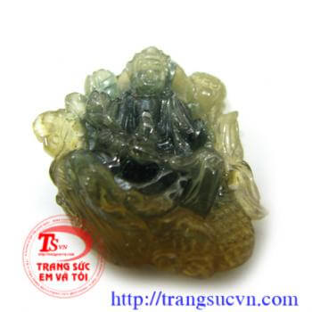 Phật Bà Saphir cuộn Rồng