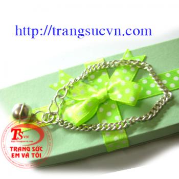 Lắc chuông đẹp bạc ta