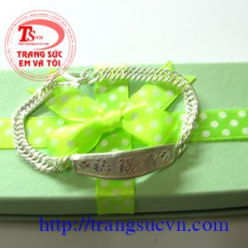 Lắc chữ Phúc-Lộc- Thọ cho bé