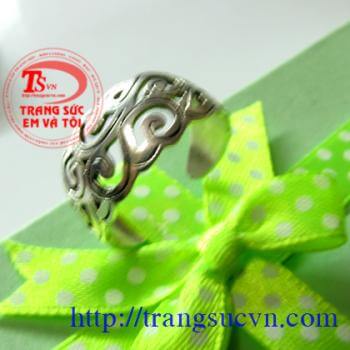 Nhẫn bạc thái ngón chân, ngón tay cá tính