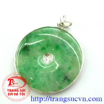 Mặt Ngọc Chạm song long tinh xảo