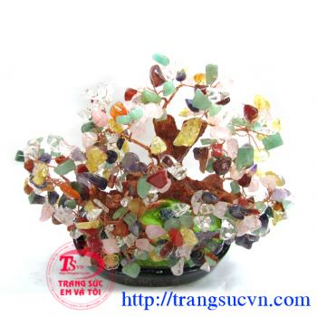 Cây Tài Lộc Đá Quý Ngũ hành