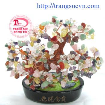 Cây Tài Lộc Đá Quý Ngũ hành