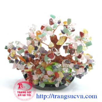 Cây Tài Lộc Đá Quý Ngũ hành