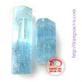 Đá Aquamarine trụ