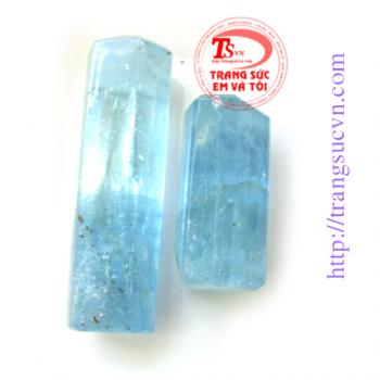 Đá Aquamarine trụ