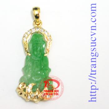 mặt phật bà ngọc cẩm thạch