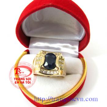 Sapphire nhẫn Nam