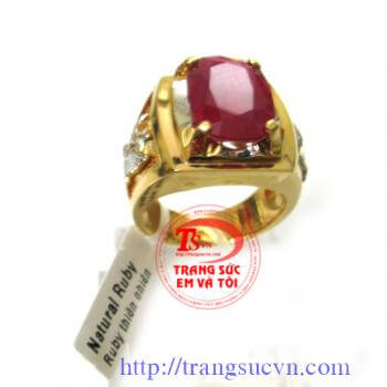 Nhẫn Ruby Nam Phi