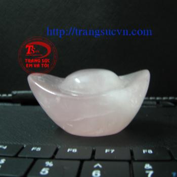 Tiền Nén thạch Anh Hồng