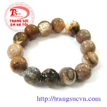Gỗ hóa thạch vòng tay
