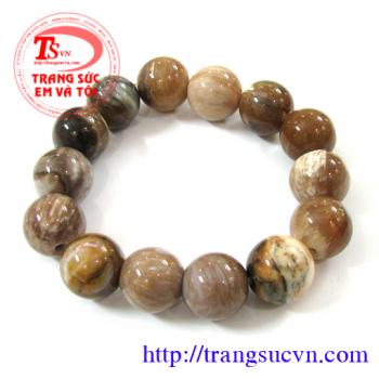 Gỗ hóa thạch vòng tay