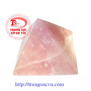 Kim tự tháp thạch anh hồng bền đẹp, chất lượng. Kim tự tháp thạch anh hồng bán toàn quốc