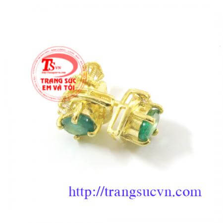 Bán Bông tai Emerald,Giá Bong tai Emerald Có giấy kiểm định® Bông tai Emerald bán toàn quốc Trangsucvn.com -Website chuyên Trang sức Nam Nữ. Vàng bạc, quý, ngọc. Có quý và vàng. Đặt hàng tại Sức Em Và Tôi theo yêu cầu
