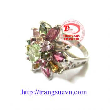 Nhẫn nữ Toumaline thiên nhiên