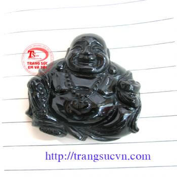 Đá Tectite, Phật Di Dặc, Màu đen