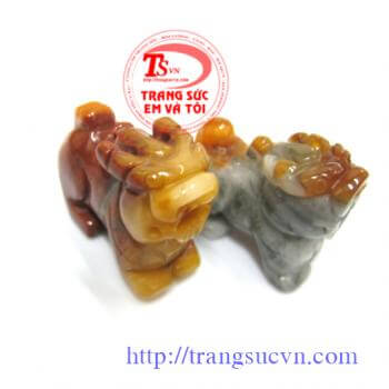 Đôi Tỳ Hưu ngọc đẹp