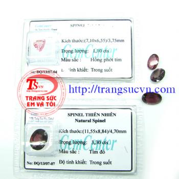 Bán Spinel tím-Ép vỉ-kiểm định,Giá Spinel tim-ep vi-kiem dinh Có giấy kiểm định® Spinel tím-Ép vỉ-kiểm định bán Spinel tim-ep vi-kiem dinh toàn quốc Trangsucvn.com -Website chuyên Trang sức Nam Nữ. Vàng bạc, quý, ngọc. Có quý và vàng. Đặt hàng tại Sức Em