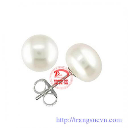 Hoa tai ngọc trai 9 ly