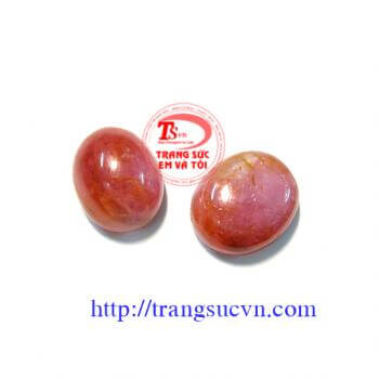 Đá sapphire tím-hồng