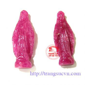 Tượng Mẹ Maria hồng ngọc