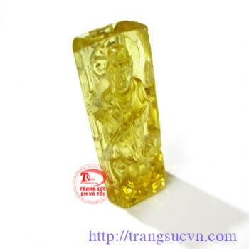Berin (beryl) vàng-tượng phật