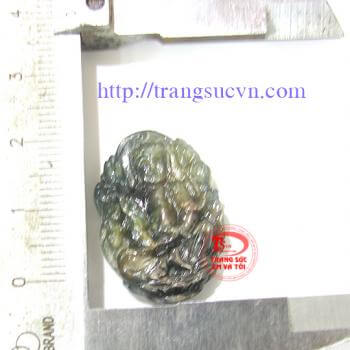 Phật qua âm ngồi,sapphire Di linh