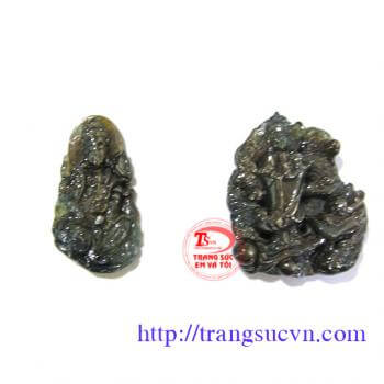 Mặt dây sapphire rồng