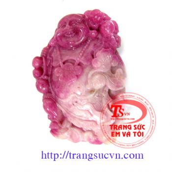 Phật di lặc,ông địa, đá ruby