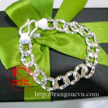 Lắc bạc nam tính 1 cây rưỡi