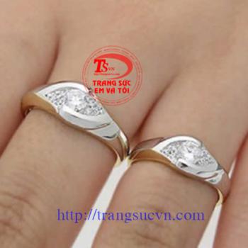 Nhẫn cưới hột xoàn