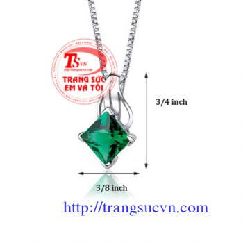 Mặt Emerald vàng trắng