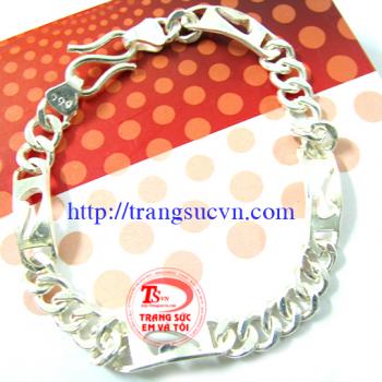 Lắc bạc nam kiểu Nike 999