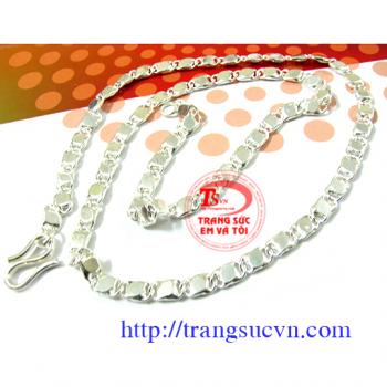 Dây chuyền bạc nam