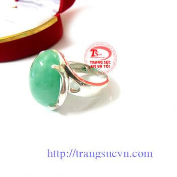 Nhẫn nữ mặt ngọc