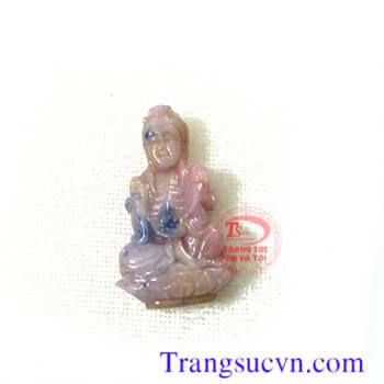 Phật quan âm sapphire hồng