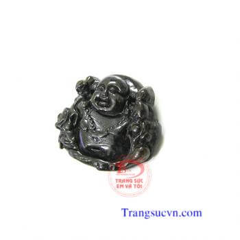 Mặt dây sapphire đen