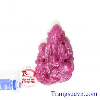 Mặt phật ruby thiên nhiên