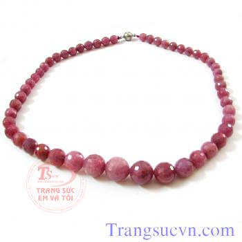Chuỗi vòng cổ đá ruby