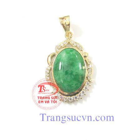 Mặt dây ngọc cẩm thạch,Mặt dây ngọc vàng tây