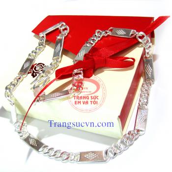 Dây chuyền bạc nam