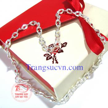 Dây chuyền mắt khúc đẹp,Dây chuyền bạc nam được chế tác trên chất liệu bạc ta, bạc nguyên chất hàng lượng 960% Ag. Được thiết kế mẫu mã đẹp phong cách. Bảo vệ cho sức khỏe của bạn.