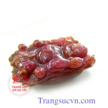 Ruby Phật di lặc lục yên